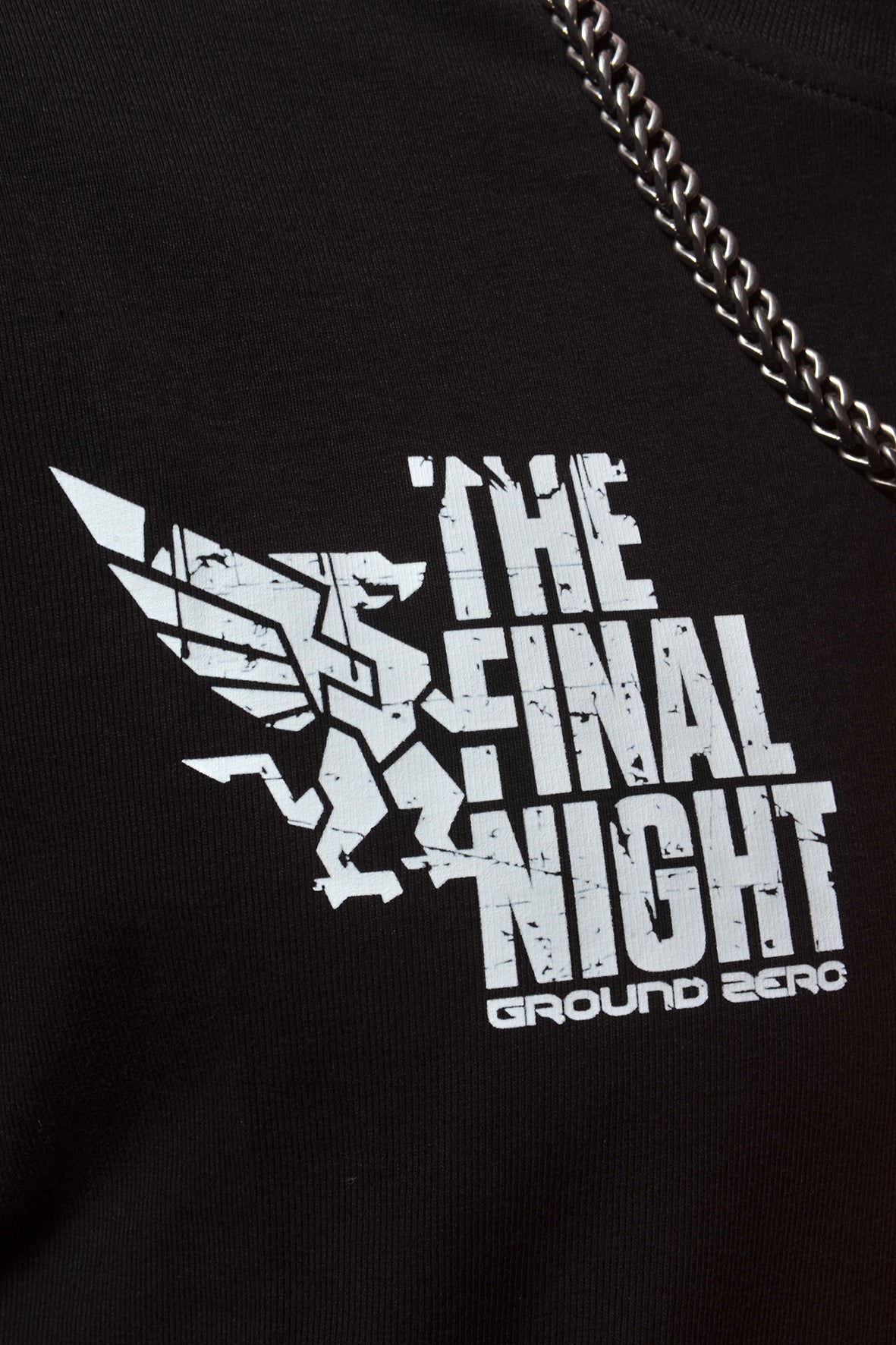 Ground Zero line-up t-shirt with taping The Final Night | black
