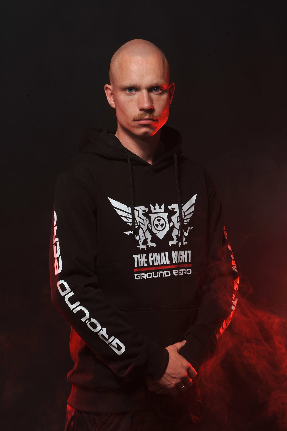Ground Zero slogan hoodie The Final Night | black
