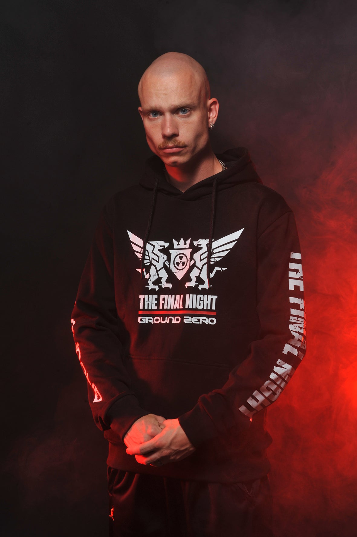 Ground Zero slogan hoodie The Final Night | black