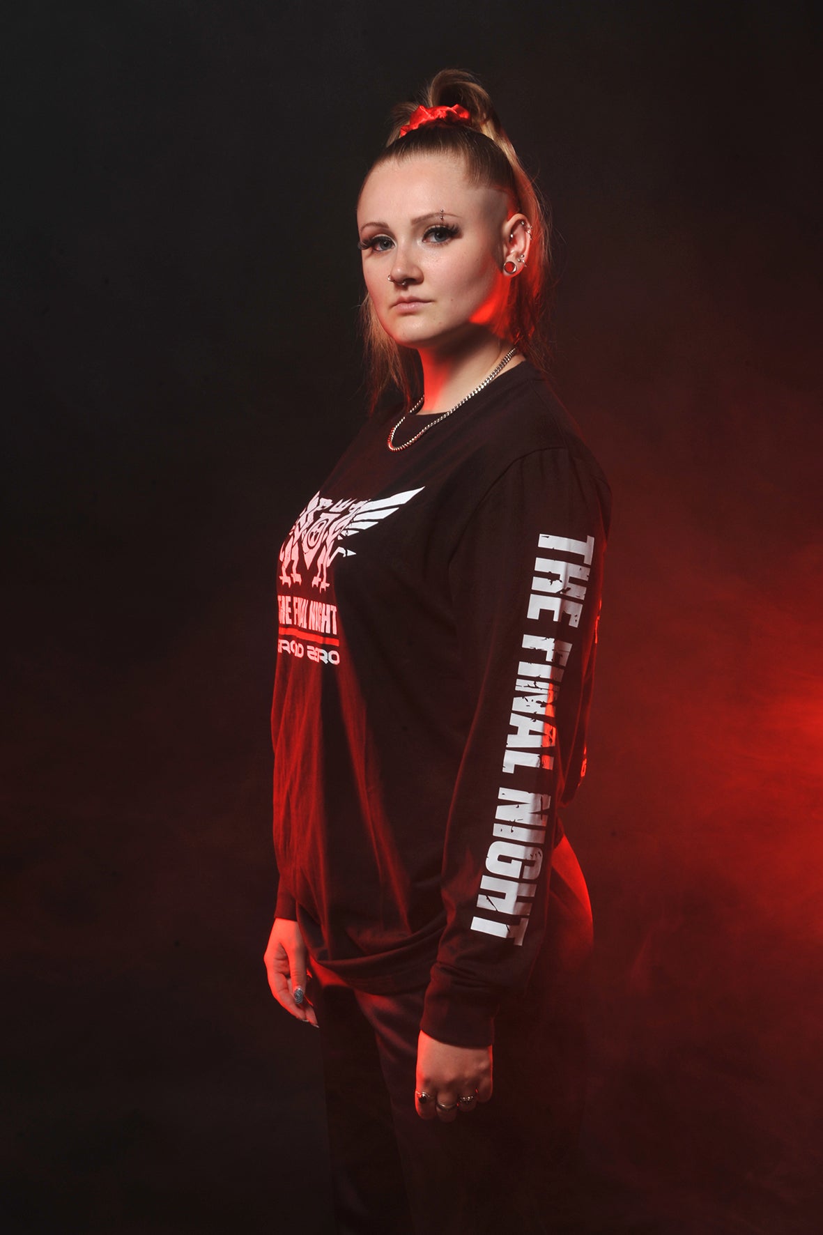 Ground Zero slogan longsleeve The Final Night | black