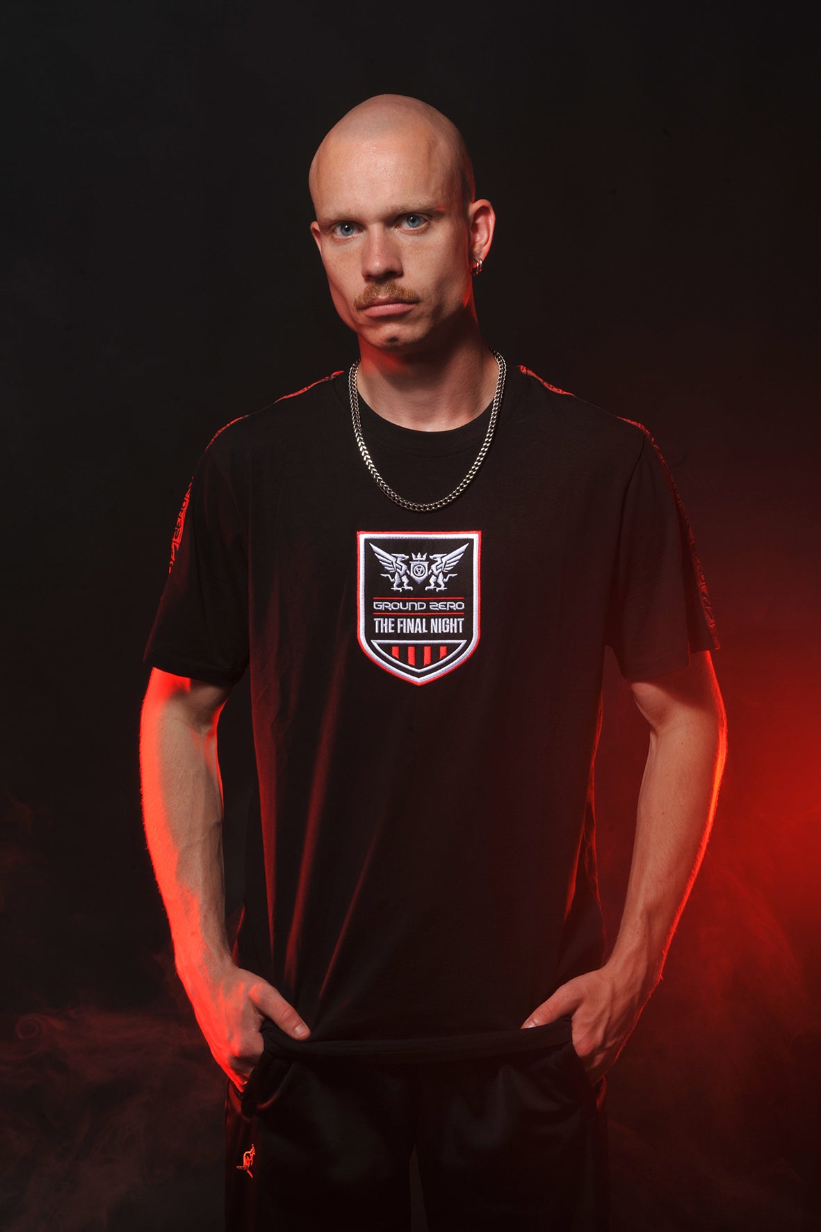 Ground Zero Shield t-shirt with taping The Final Night | black