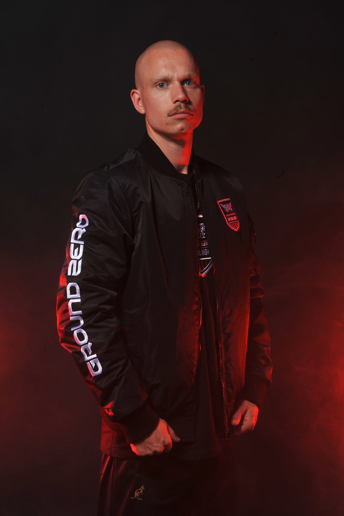 Ground Zero reversible bomberjack The Final Night | black