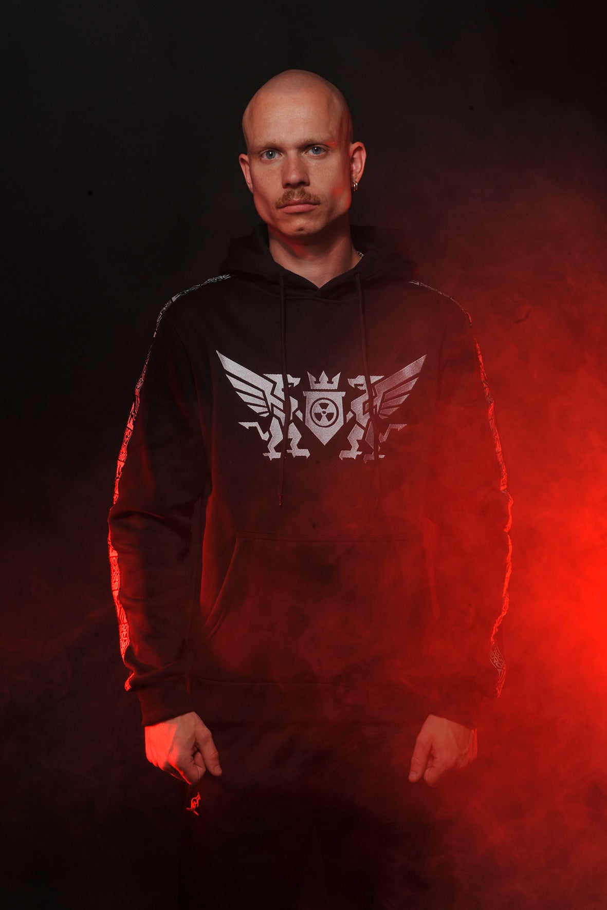GROUND ZERO HOODIE BASIC BLACK