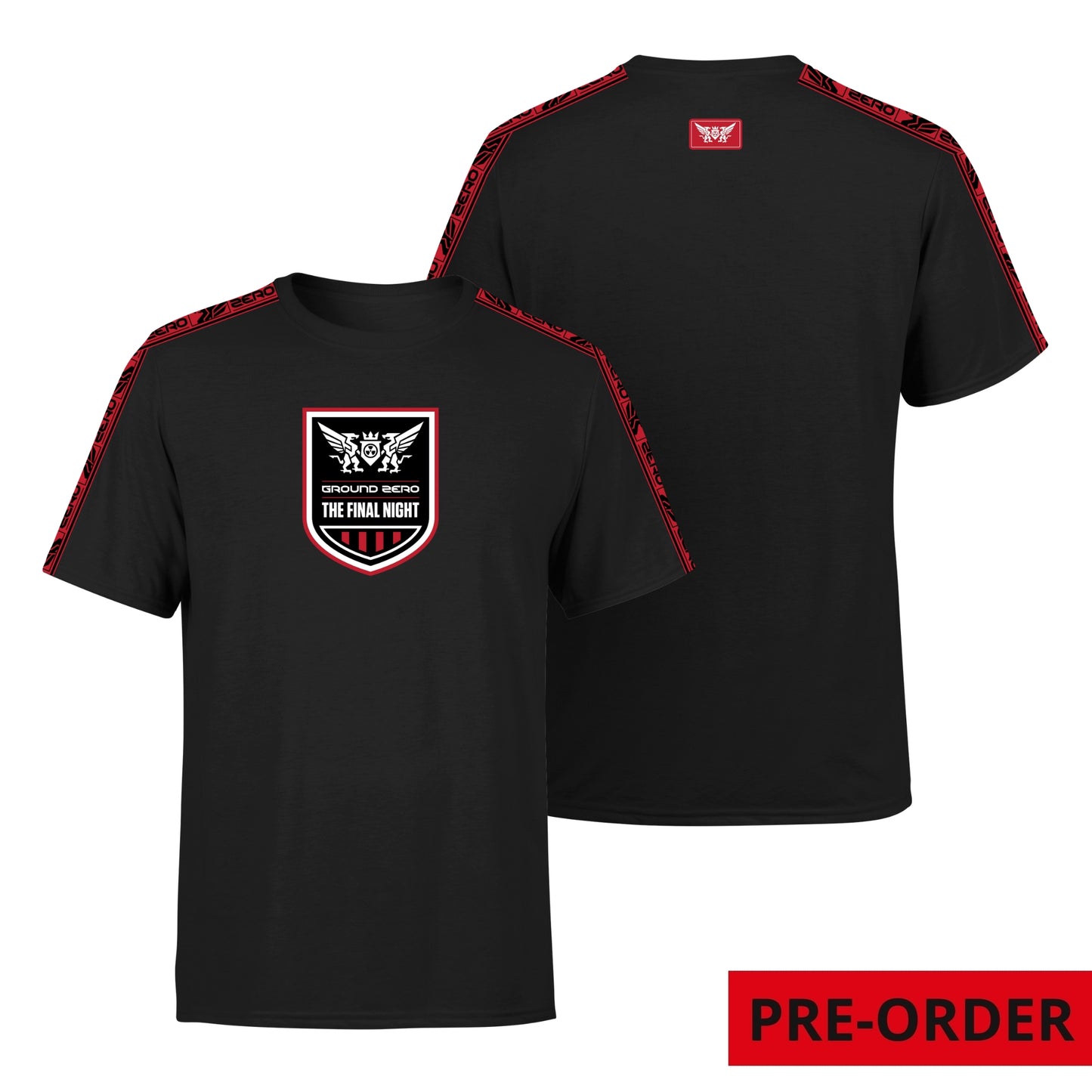 Ground Zero Shield t-shirt with taping The Final Night | black