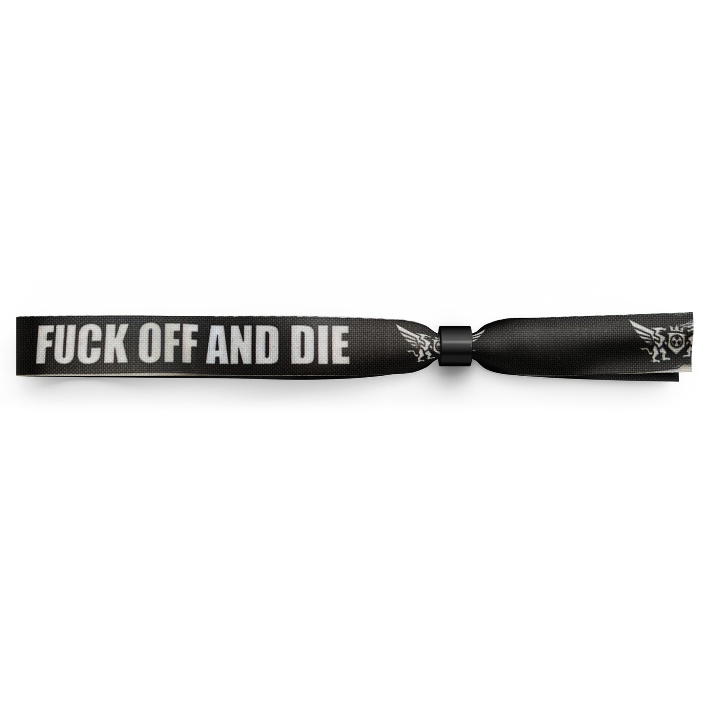 Ground Zero armbandje fuck off and die