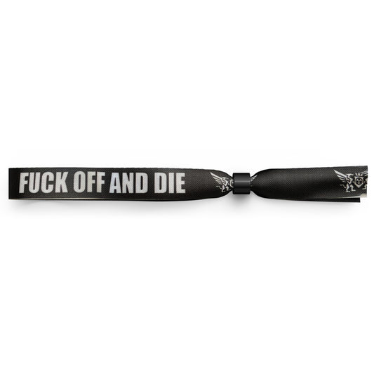 Ground Zero armbandje fuck off and die