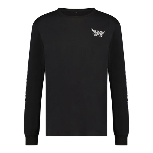 GROUND ZERO LONGSLEEVE ''RAVE TO THE GRAVE'' BLACK