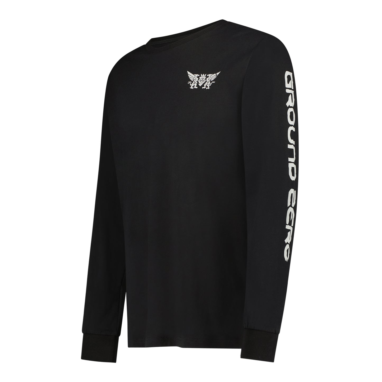 GROUND ZERO LONGSLEEVE ''RAVE TO THE GRAVE'' BLACK