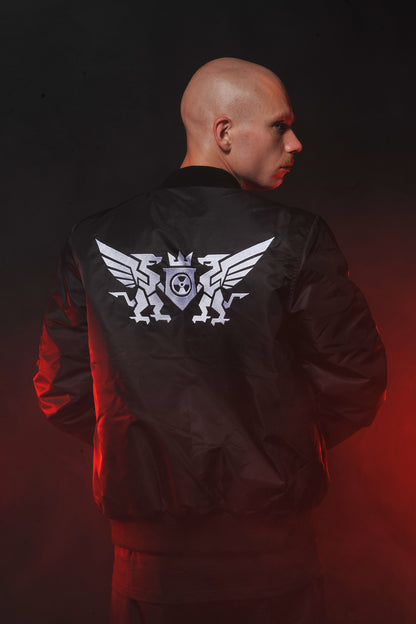 Ground Zero reversible bomberjack The Final Night | black