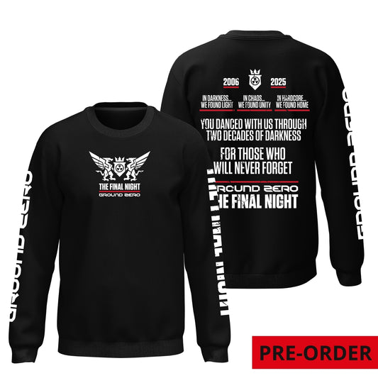 Ground Zero slogan longsleeve The Final Night | black