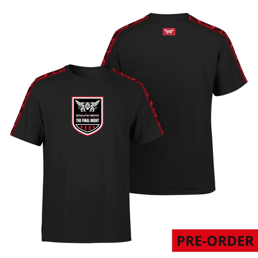 Ground Zero Shield t-shirt with taping The Final Night | black