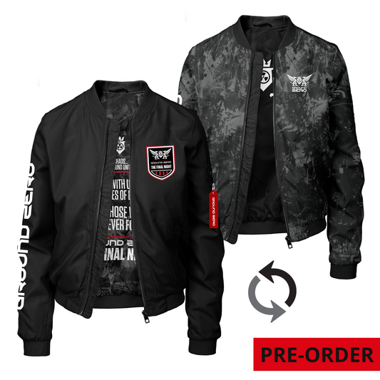 Ground Zero reversible bomberjack The Final Night | black