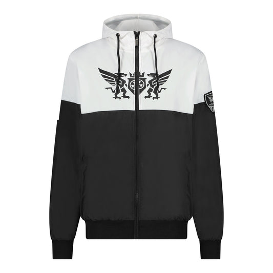 GROUND ZERO WINDBREAKER ZWART/WIT