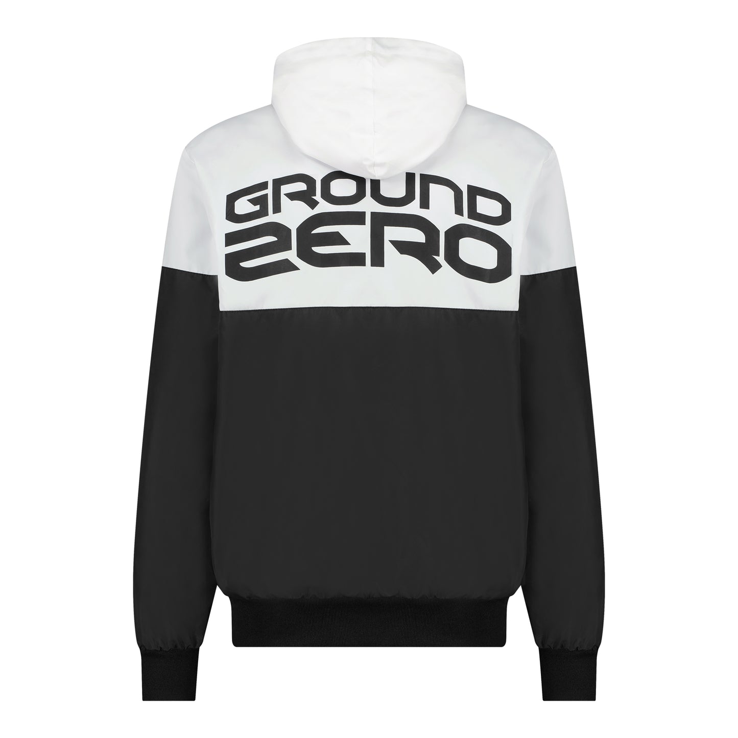 GROUND ZERO WINDBREAKER ZWART/WIT 