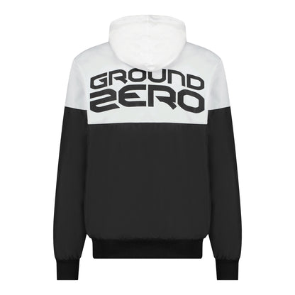 GROUND ZERO WINDBREAKER ZWART/WIT 
